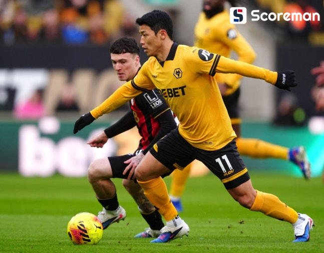 '황희찬' 울버햄튼, 본머스에 0-2 패배...2연패 수령